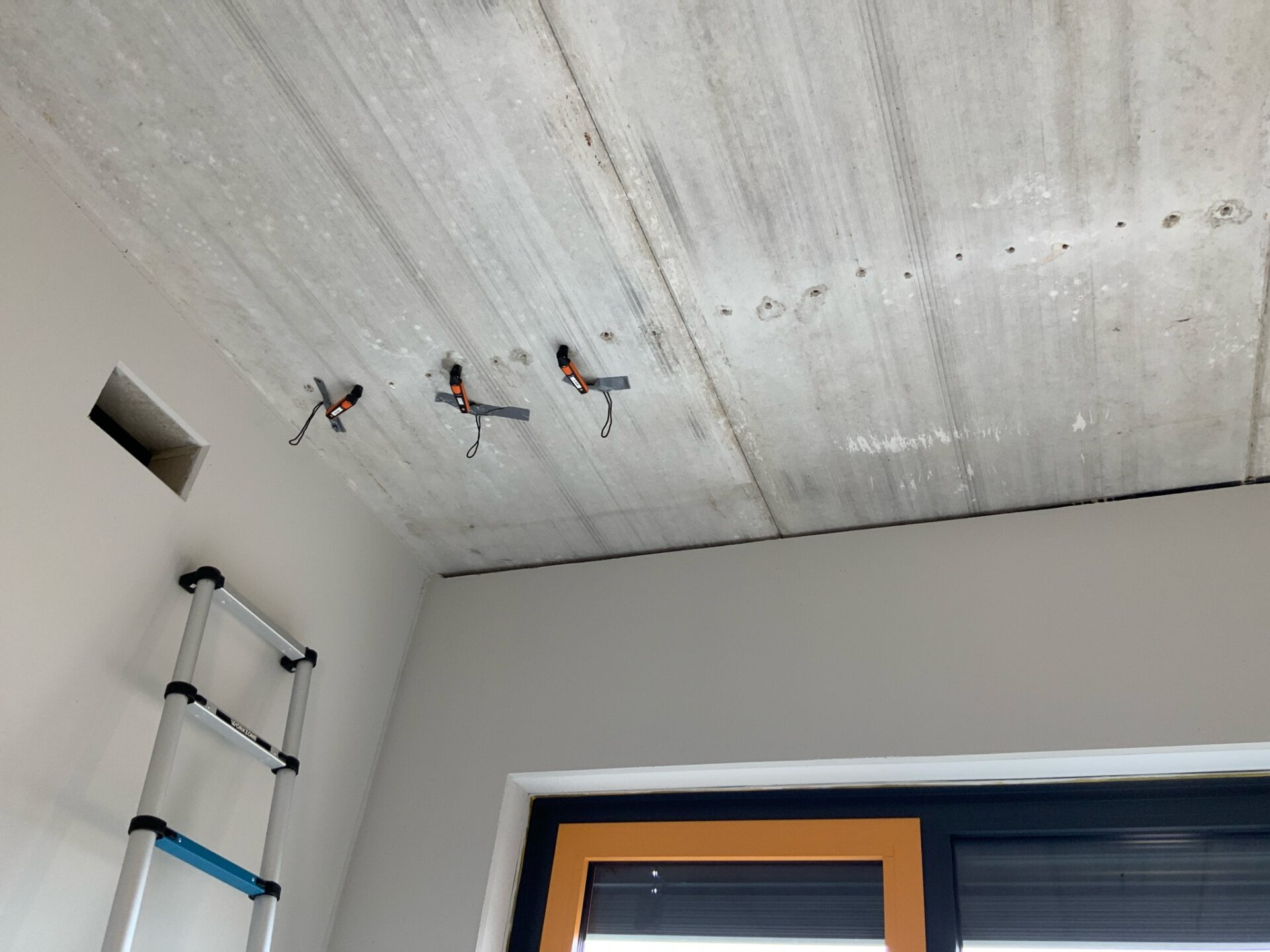 Messung Spannbetondecke